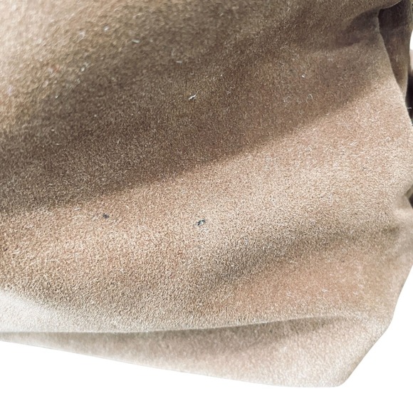 Boho Western Fringe Crossbody Bag Brown Faux Suede Studded Festival Y2K Vintage - Picture 8 of 9